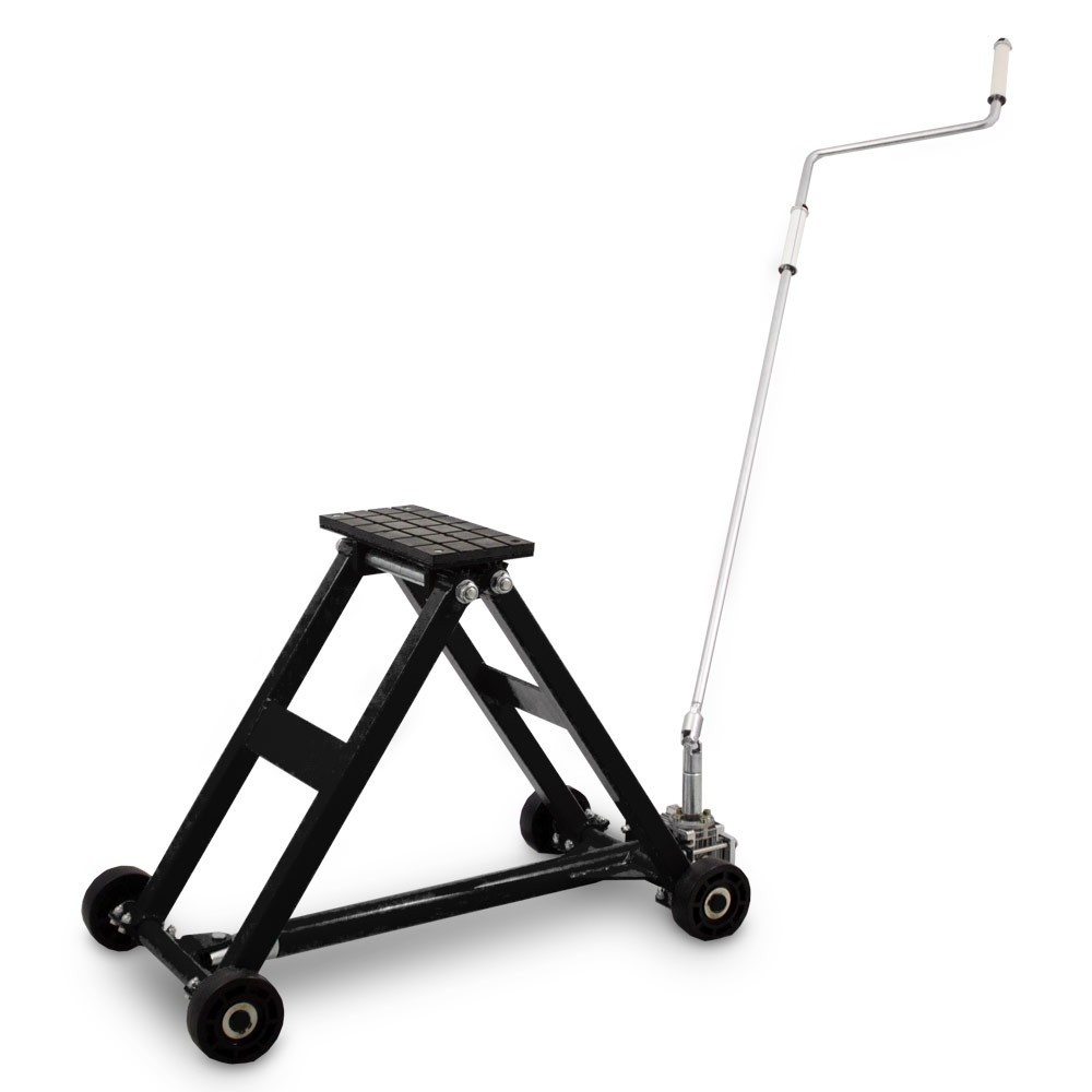 Nůžkový zvedák BITUXX 2,5T plochá platforma 11-48cm na ruční kliku M19737